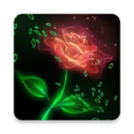 Logo of Glowing Flowers Live Wallpaper android Application 